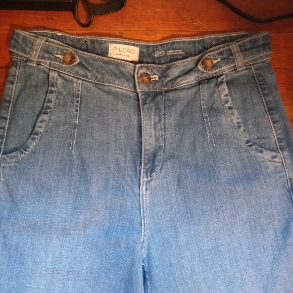 PILCRO ANTHROPOLOGIE Tower Flare Mid-Rise Jeans (sz29) - Picture 8 of 15